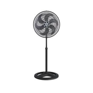 Ventilador Coluna Premium Turbo 6P 50cm 127v Preto.Prata Ventisol
