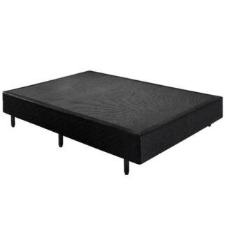 Base Viuva 128x188x40 Corino Preto SR Moveis