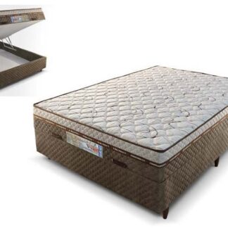 Colchobox Bau Casal Golden 138x188x50 Rondomoveis